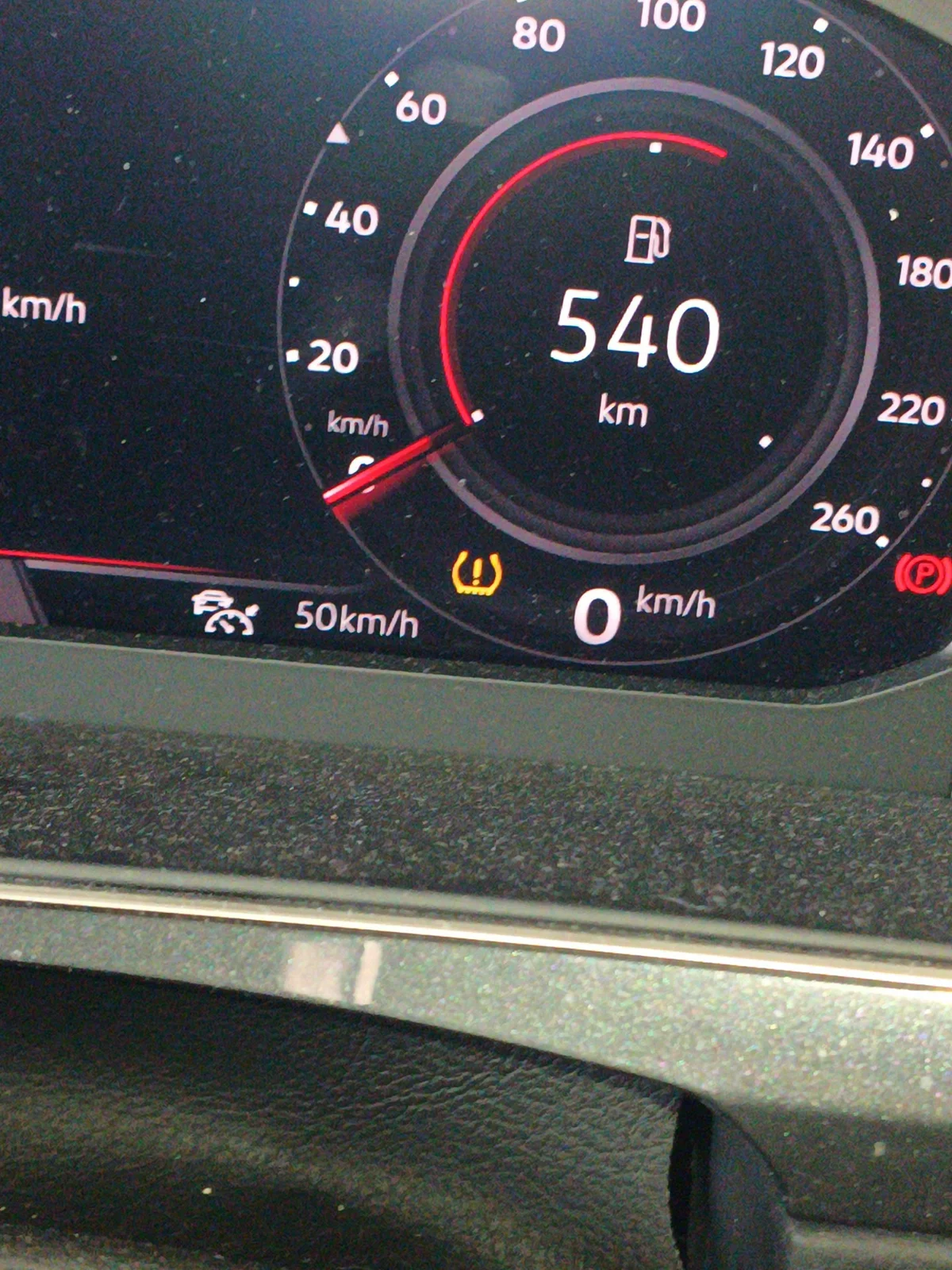 Komunikaty na desce rozdzielczej - VW TIGUAN ALLSPACE