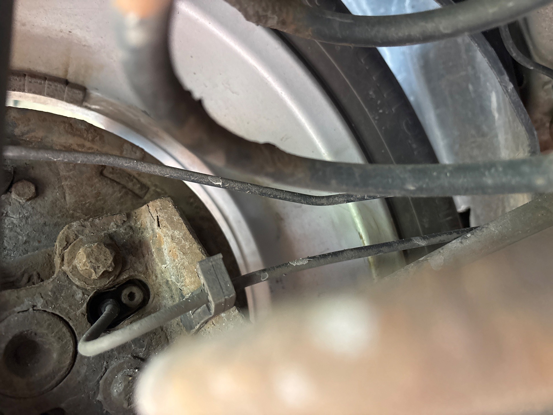Tylna oś: przewody hamulcowe - FIAT PUNTO EVO