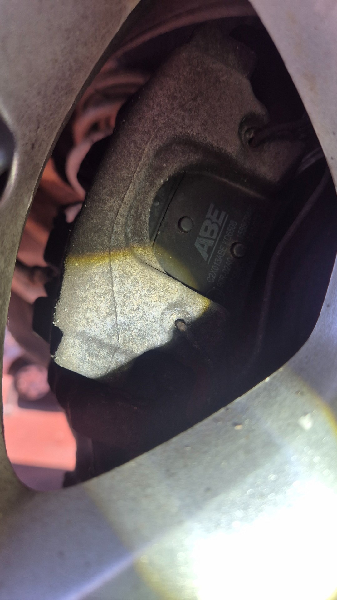 Stan klocków hamulcowych tylnej osi - OPEL VECTRA C Kombi