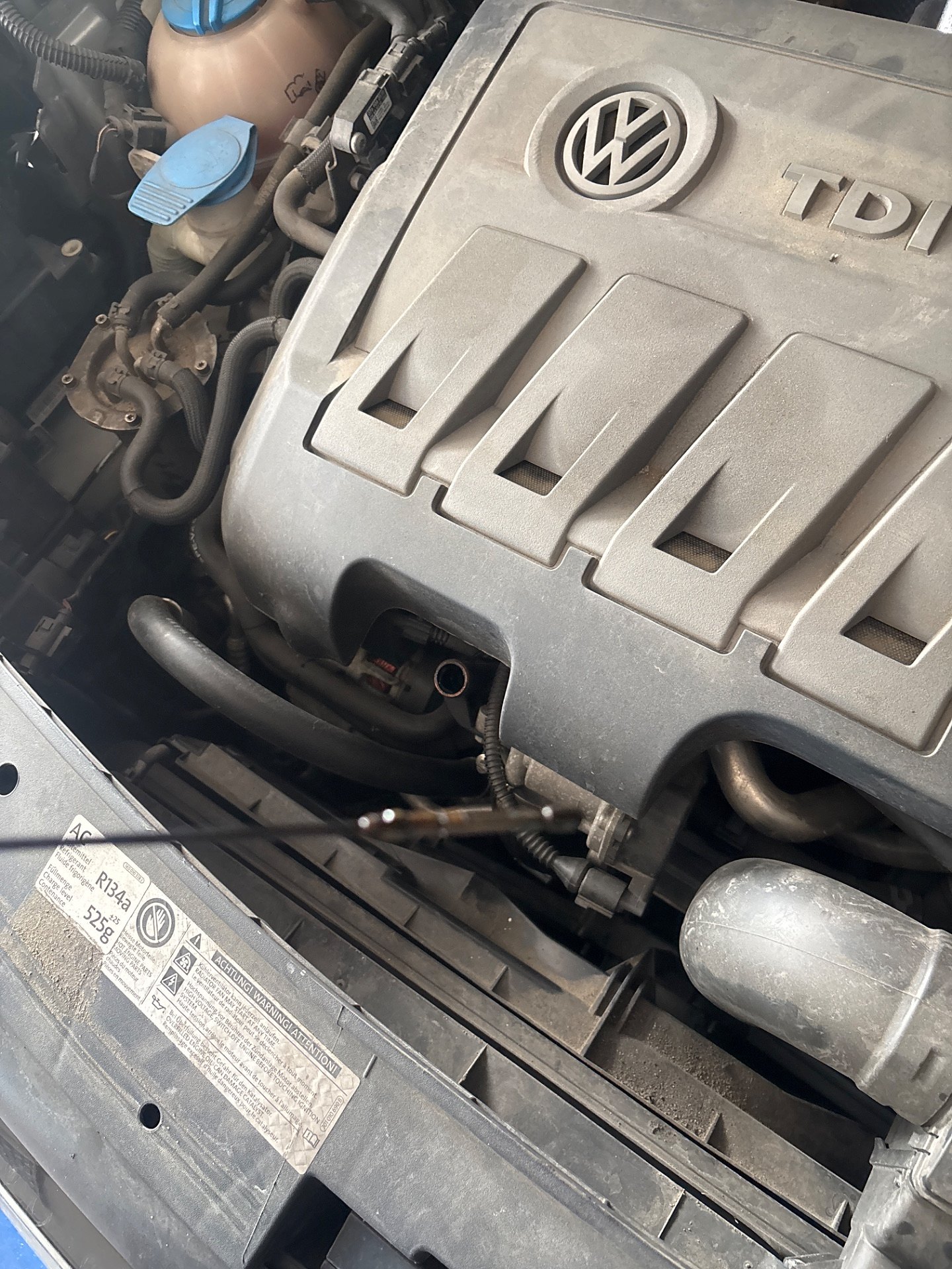 Poziom oleju silnikowego - VW TOURAN