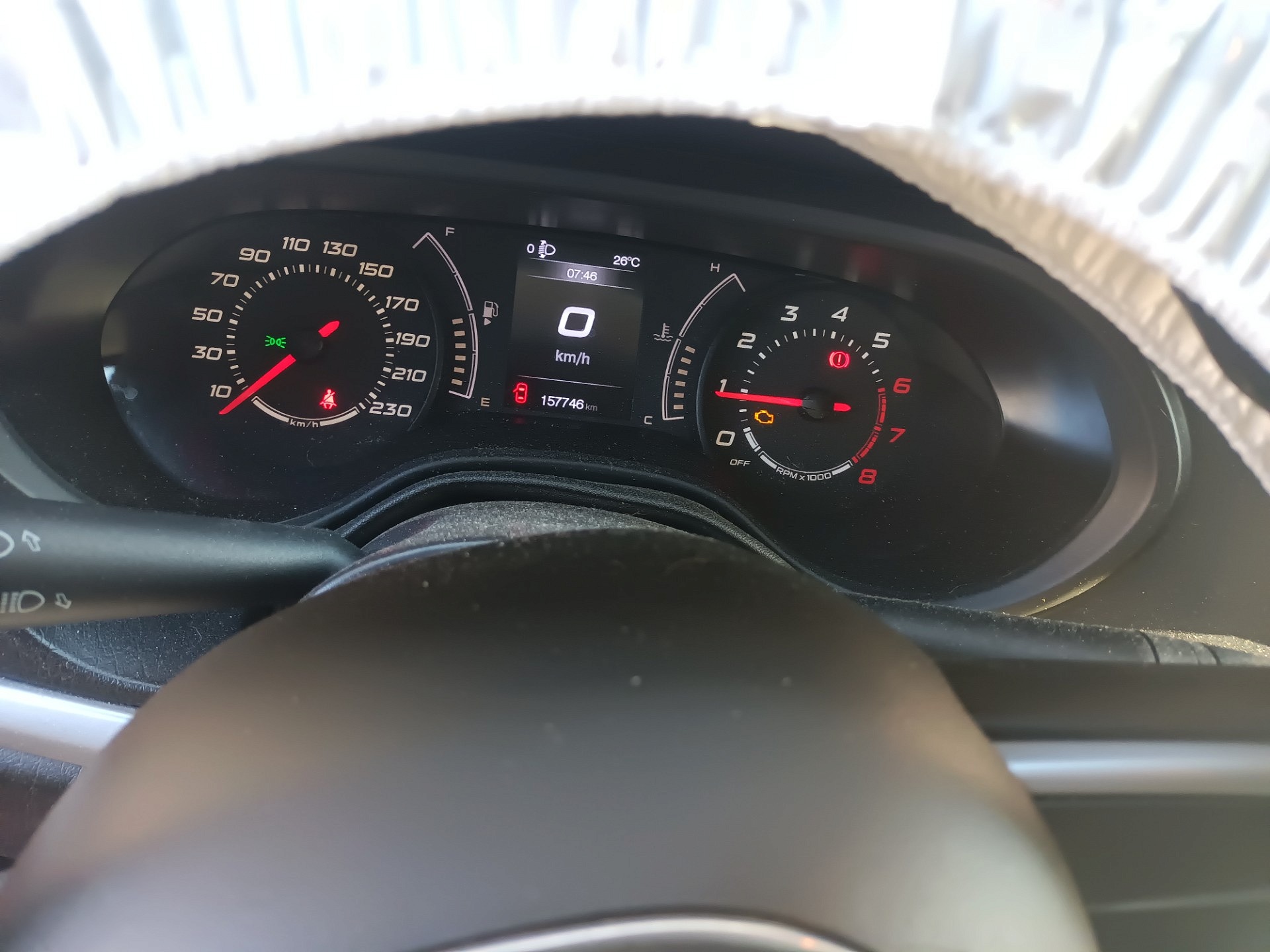 Wskazania deski rozdzielczej - FIAT TIPO sedan