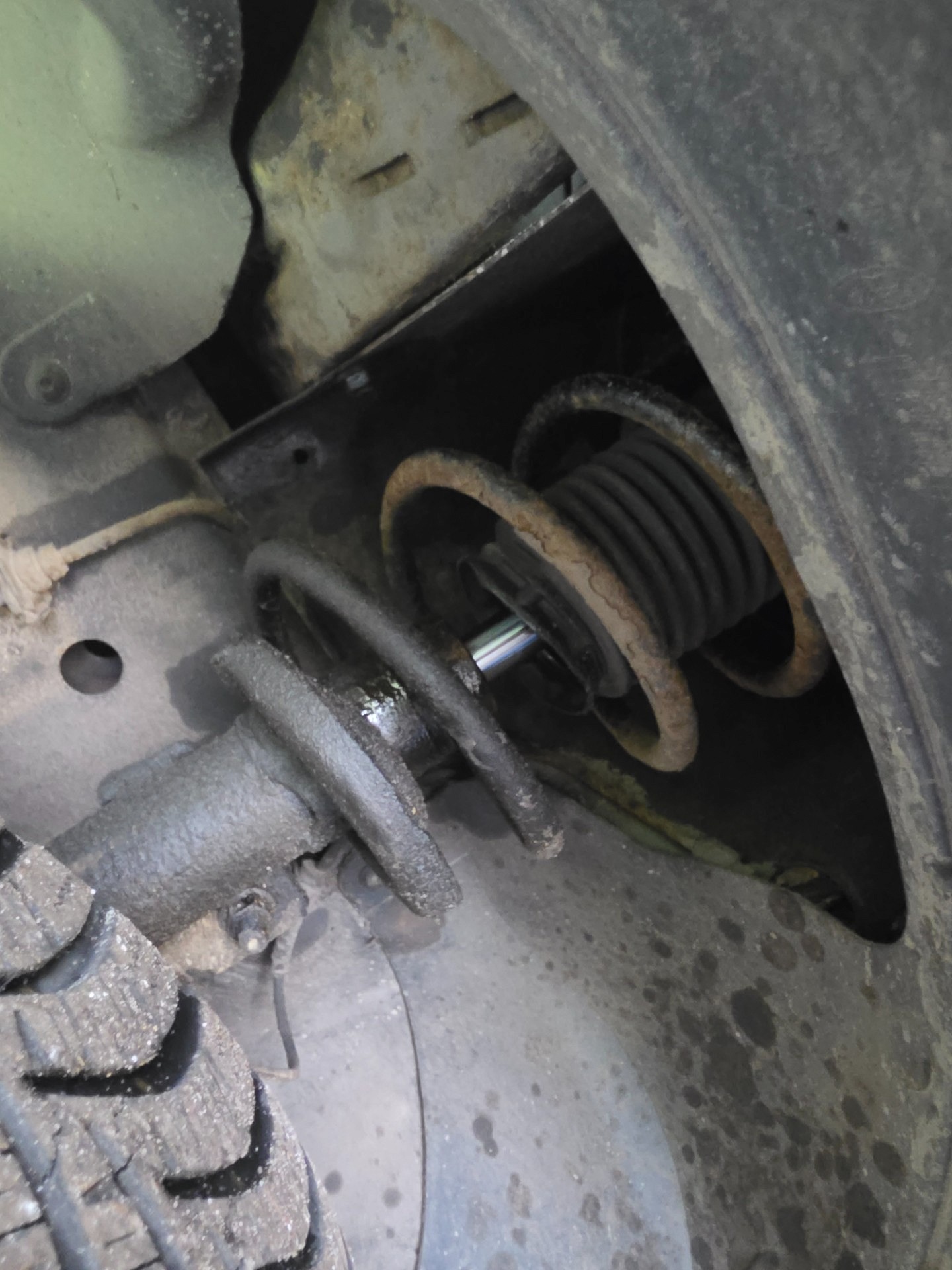 Stan sprężyn na przedniej osi - FORD FIESTA V