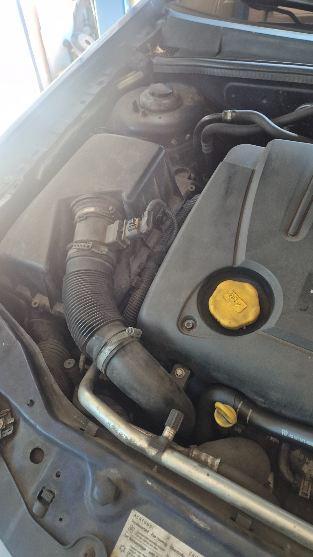 Informacja o wymianie rozrządu - OPEL VECTRA C Kombi