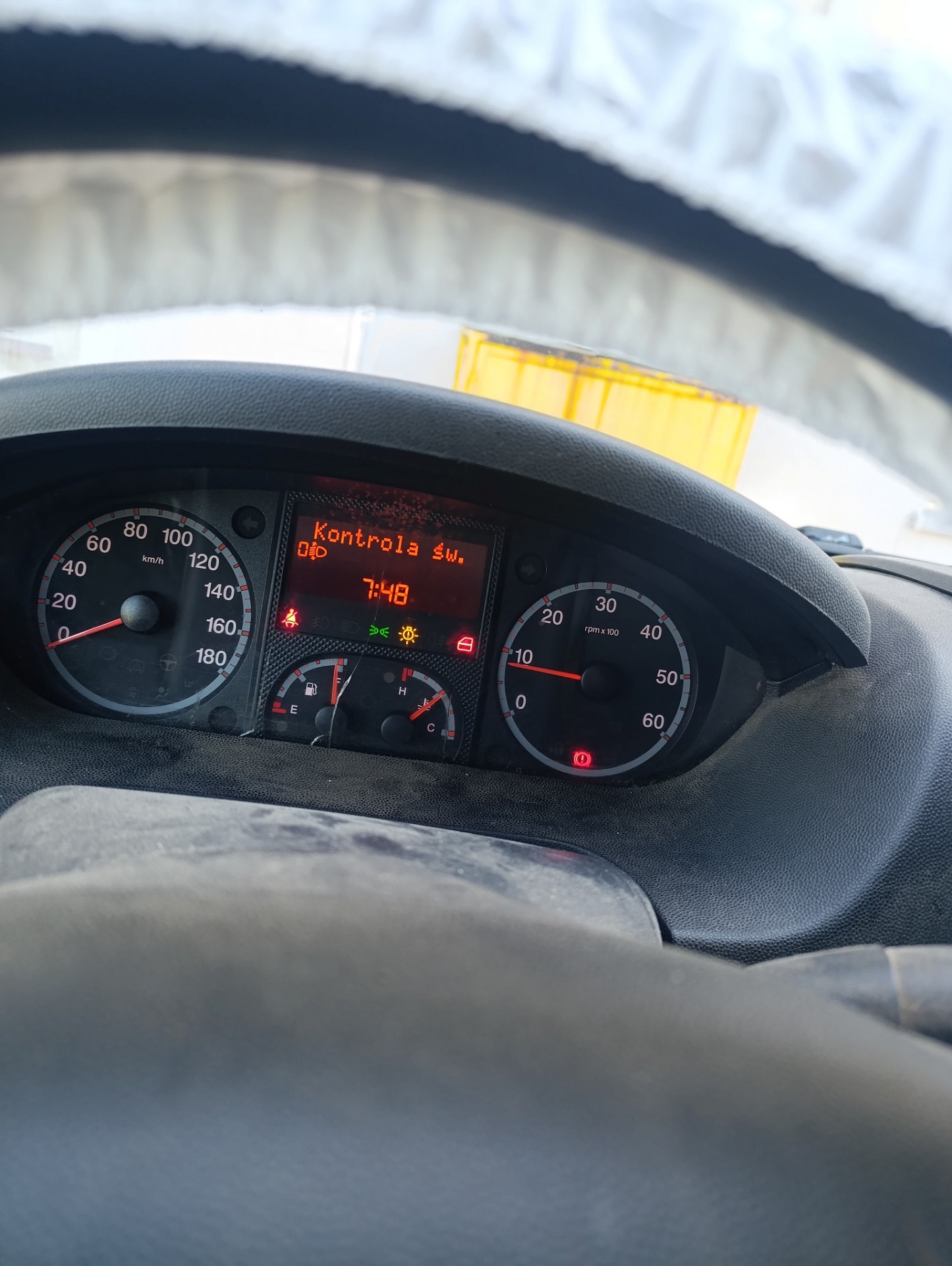 Komunikaty na desce rozdzielczej - CITROËN JUMPER II Furgon