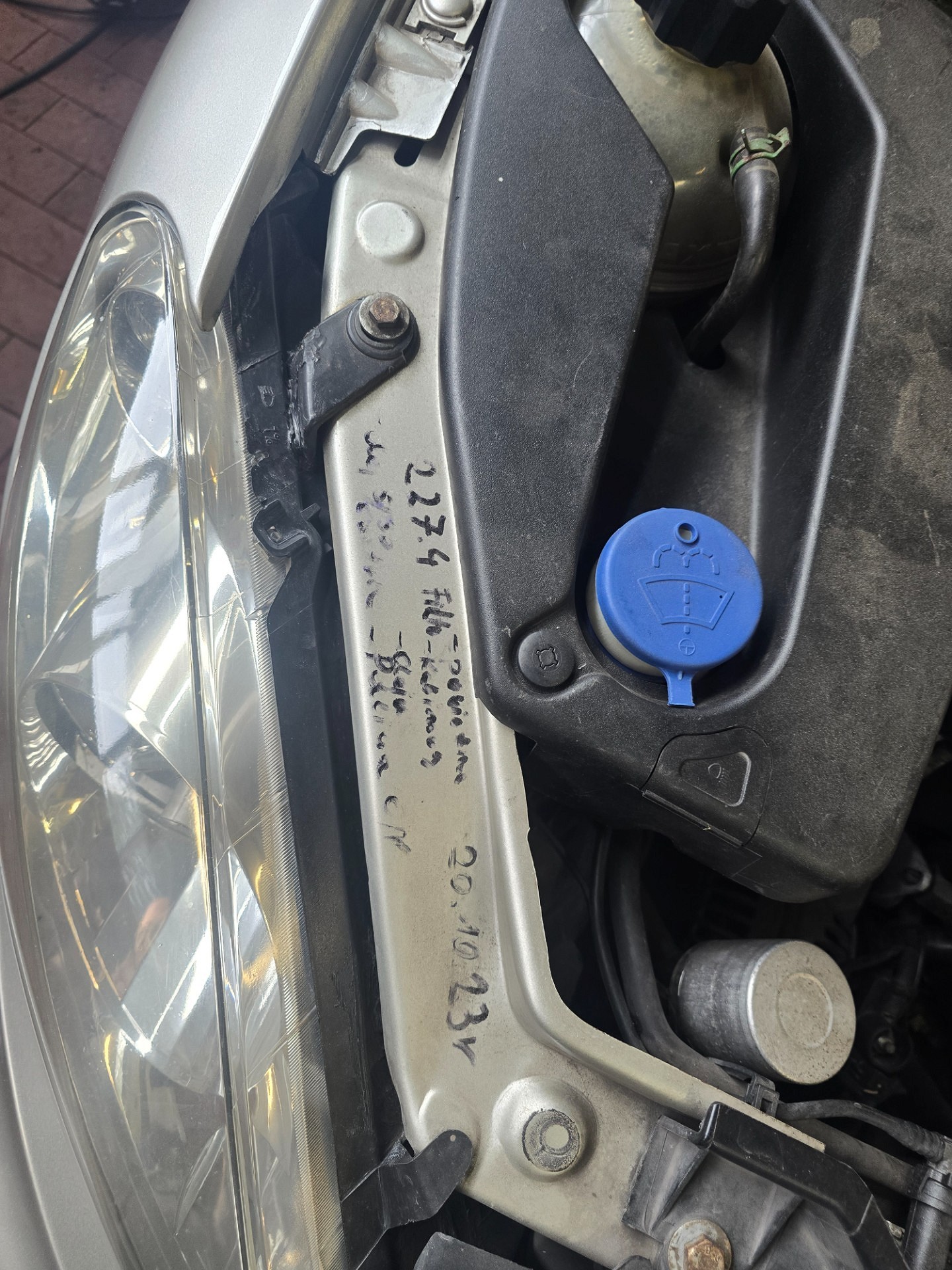 Informacja o wymianie rozrządu - PEUGEOT 307 SW