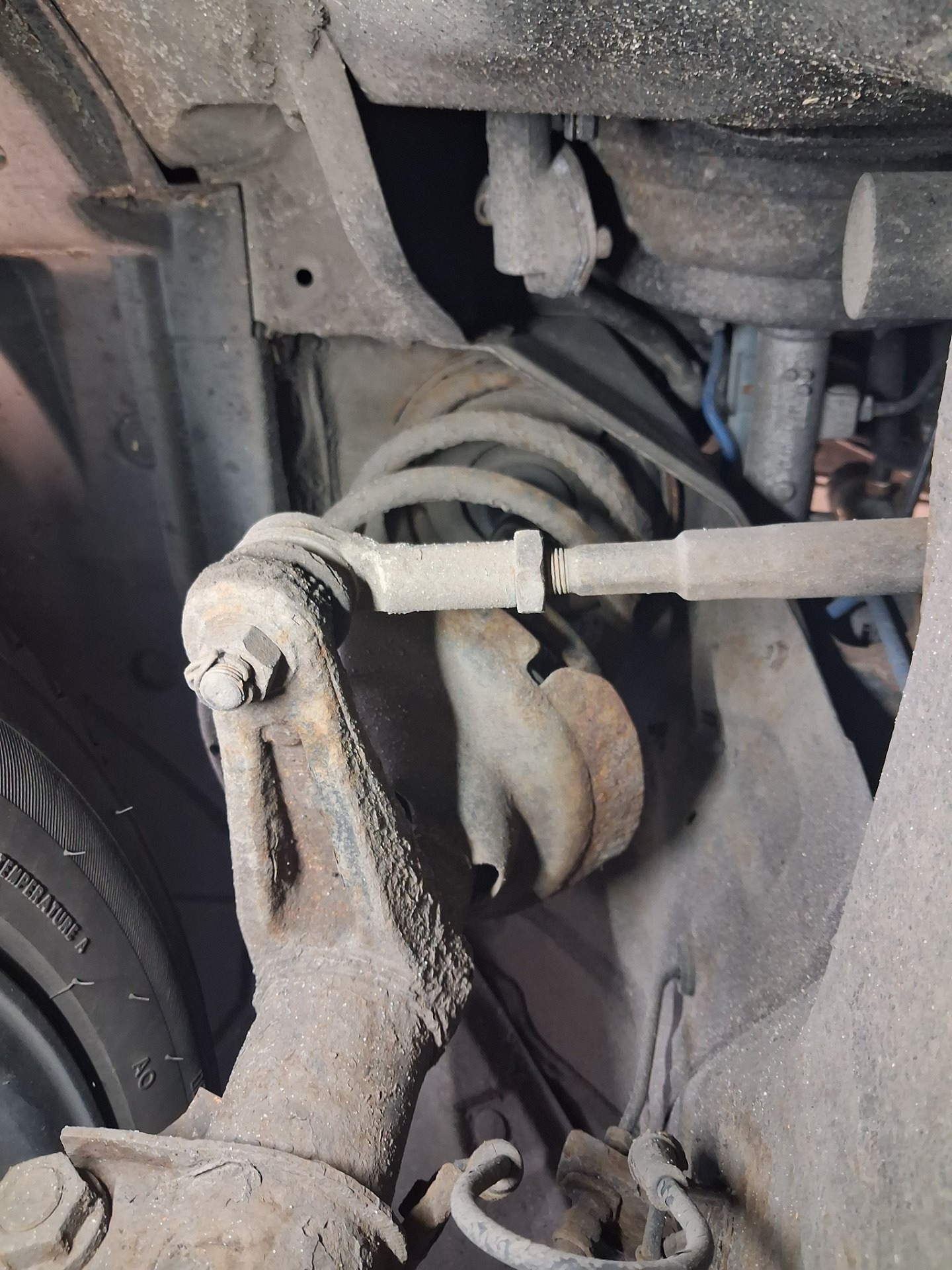 Drążek i końcówka - lewa - HONDA FR-V
