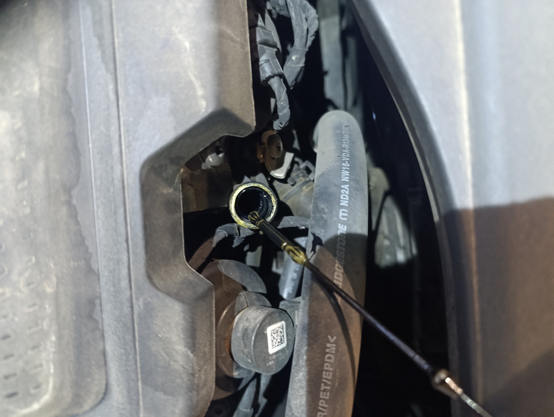 Poziom oleju silnikowego - VW TOURAN