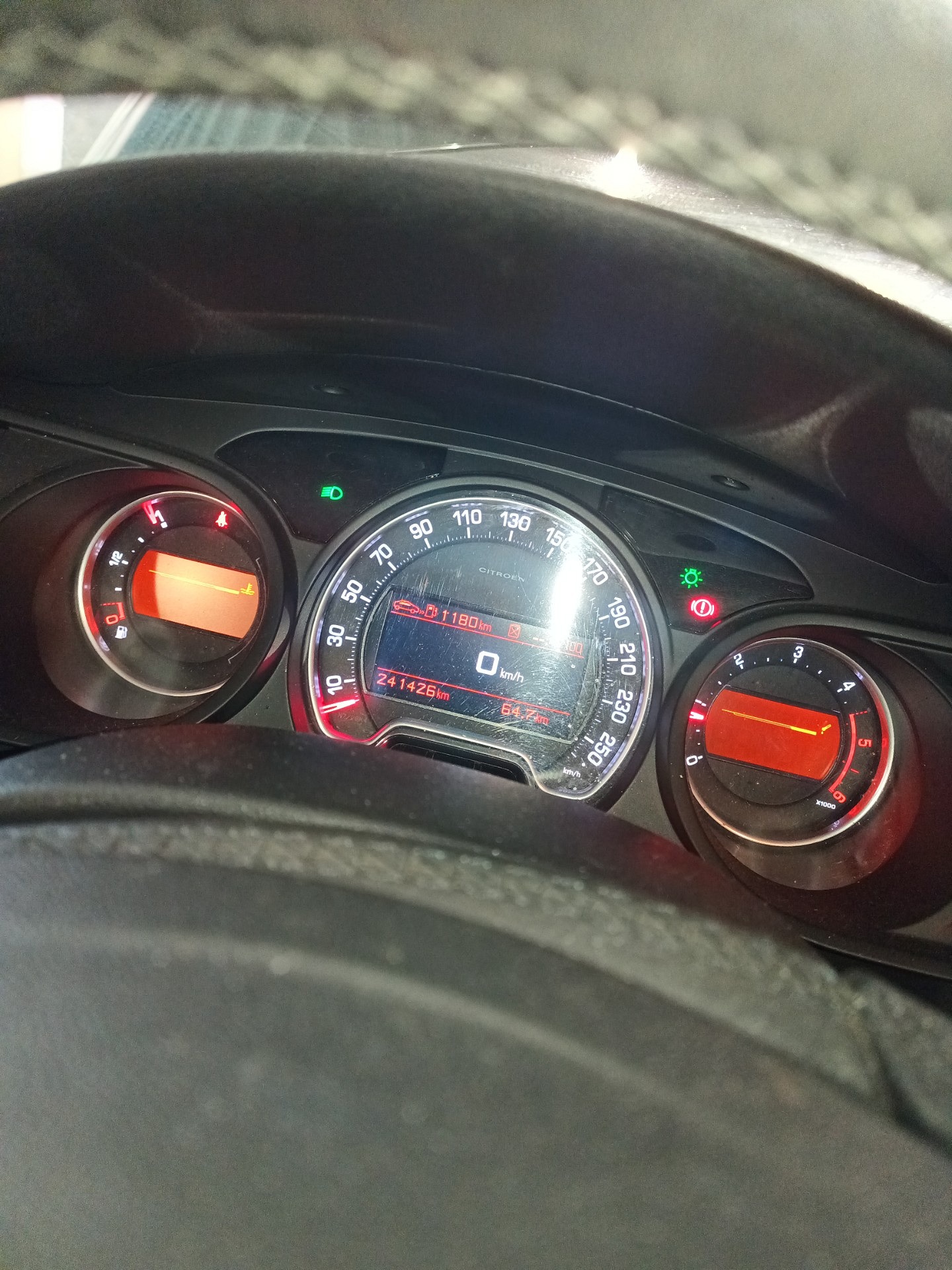 Wskazania deski rozdzielczej - CITROEN C5 III Break