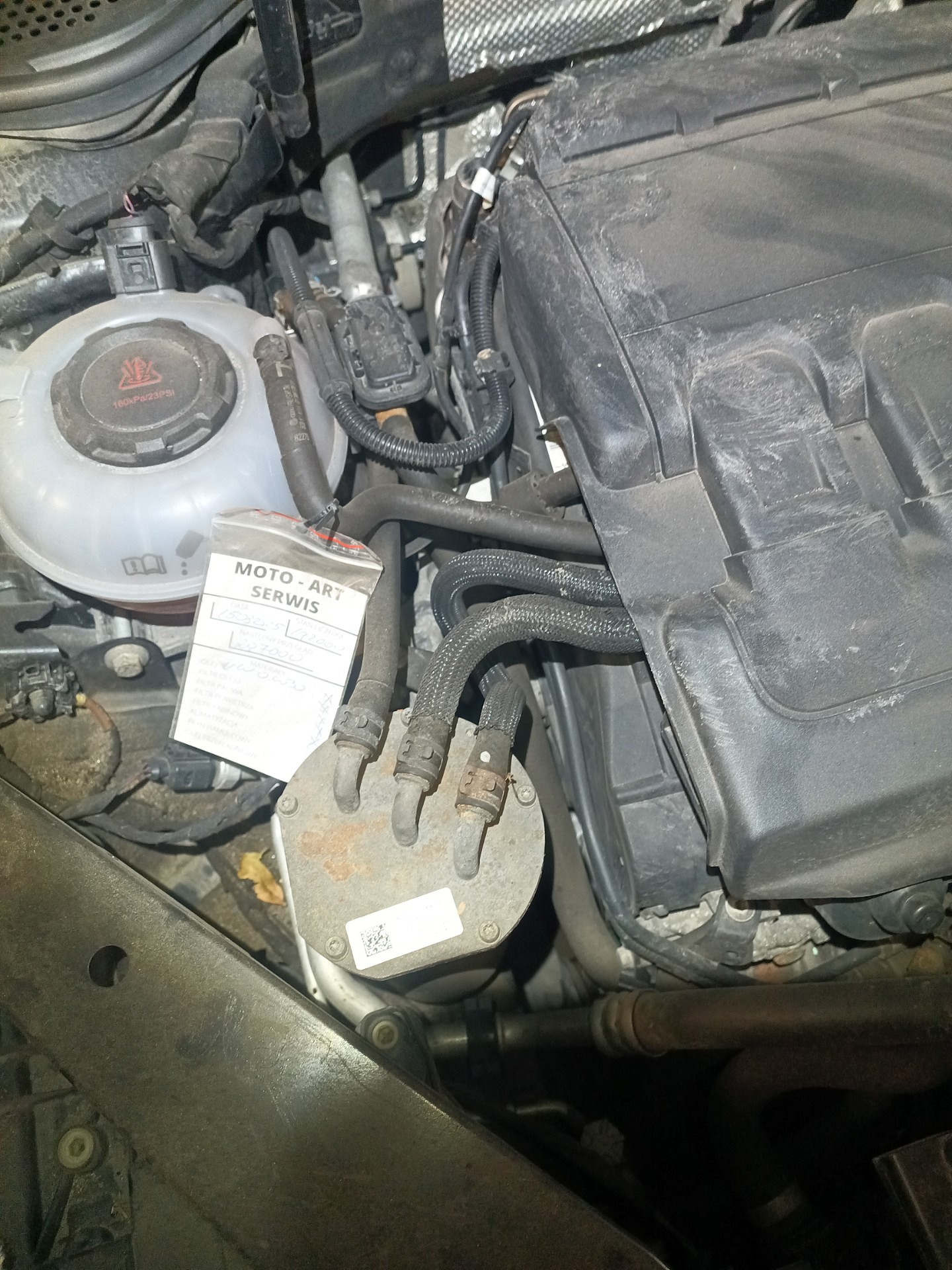 Informacja o wymianie rozrządu - VW PASSAT B8
