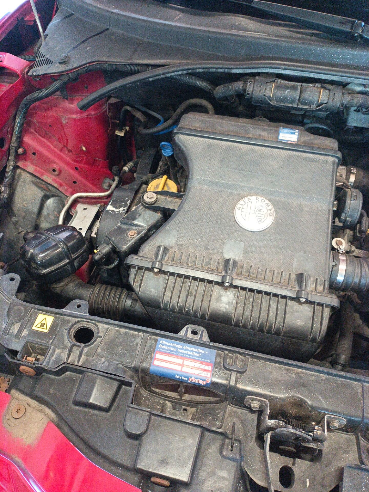 Informacja o wymianie rozrządu - ALFA ROMEO MITO