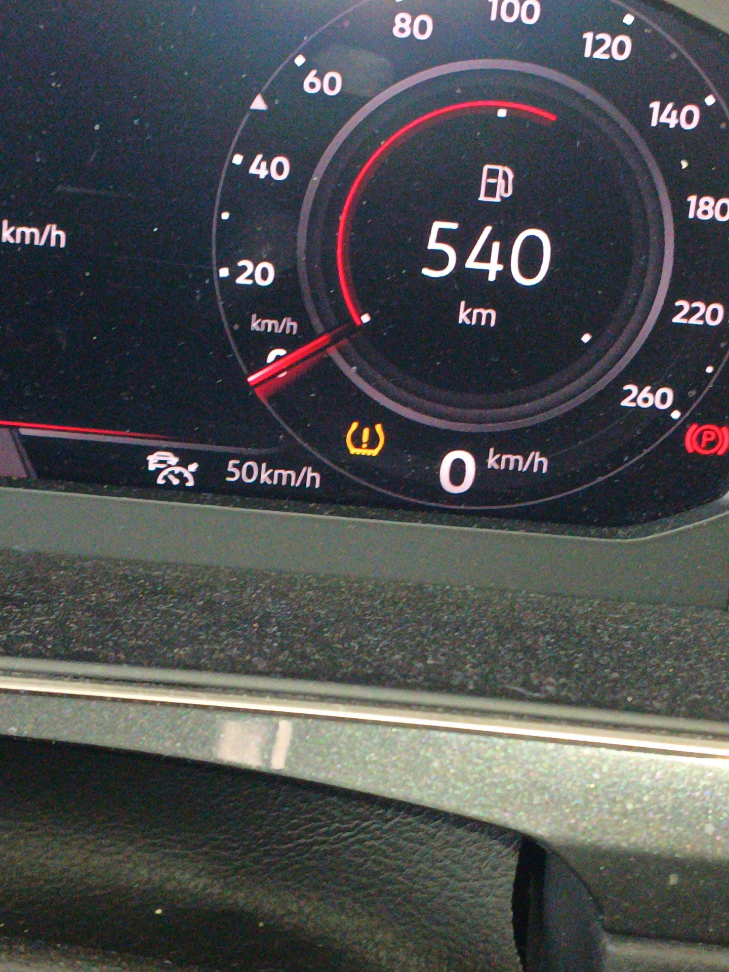Komunikaty na desce rozdzielczej - VW TIGUAN ALLSPACE